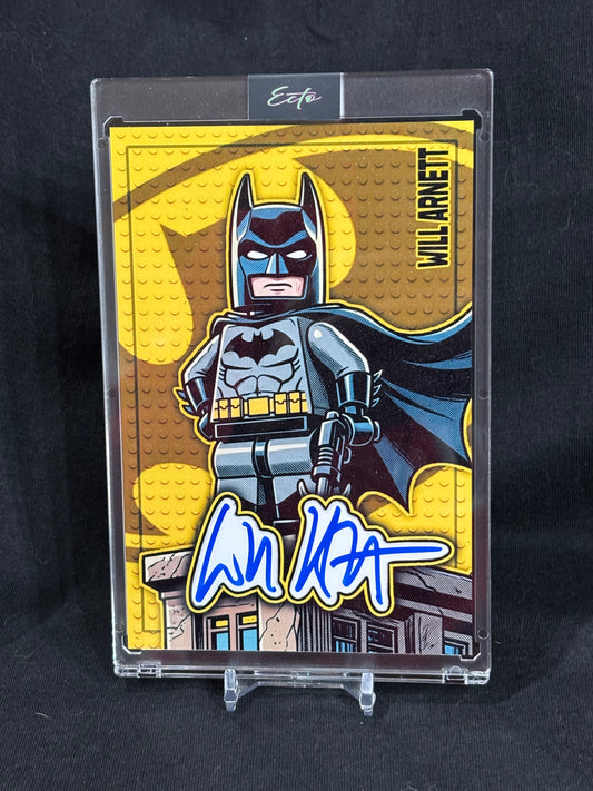 Will Arnett LEGO Batman Cut Signature 4×6 – True 1/1 | Ecto Selecto