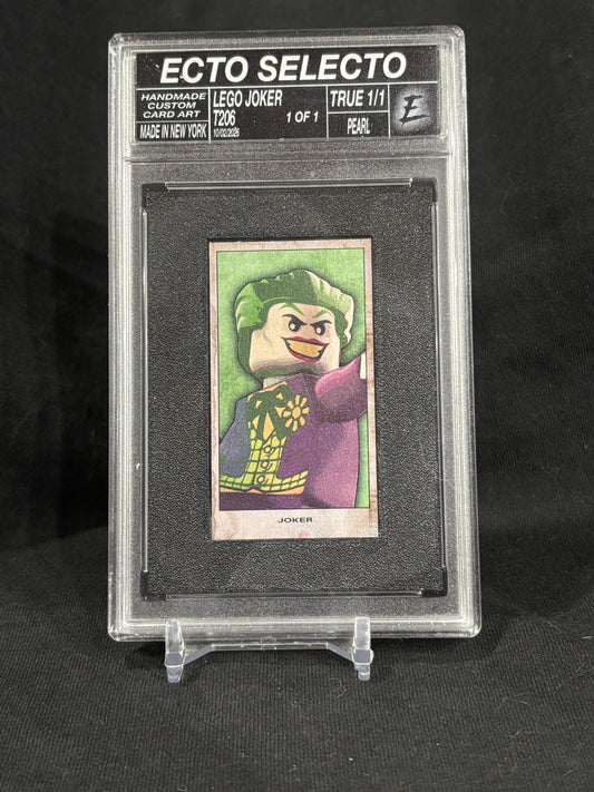 LEGO Joker T206-Inspired Custom Art Card | Base & 1/1 Parallels