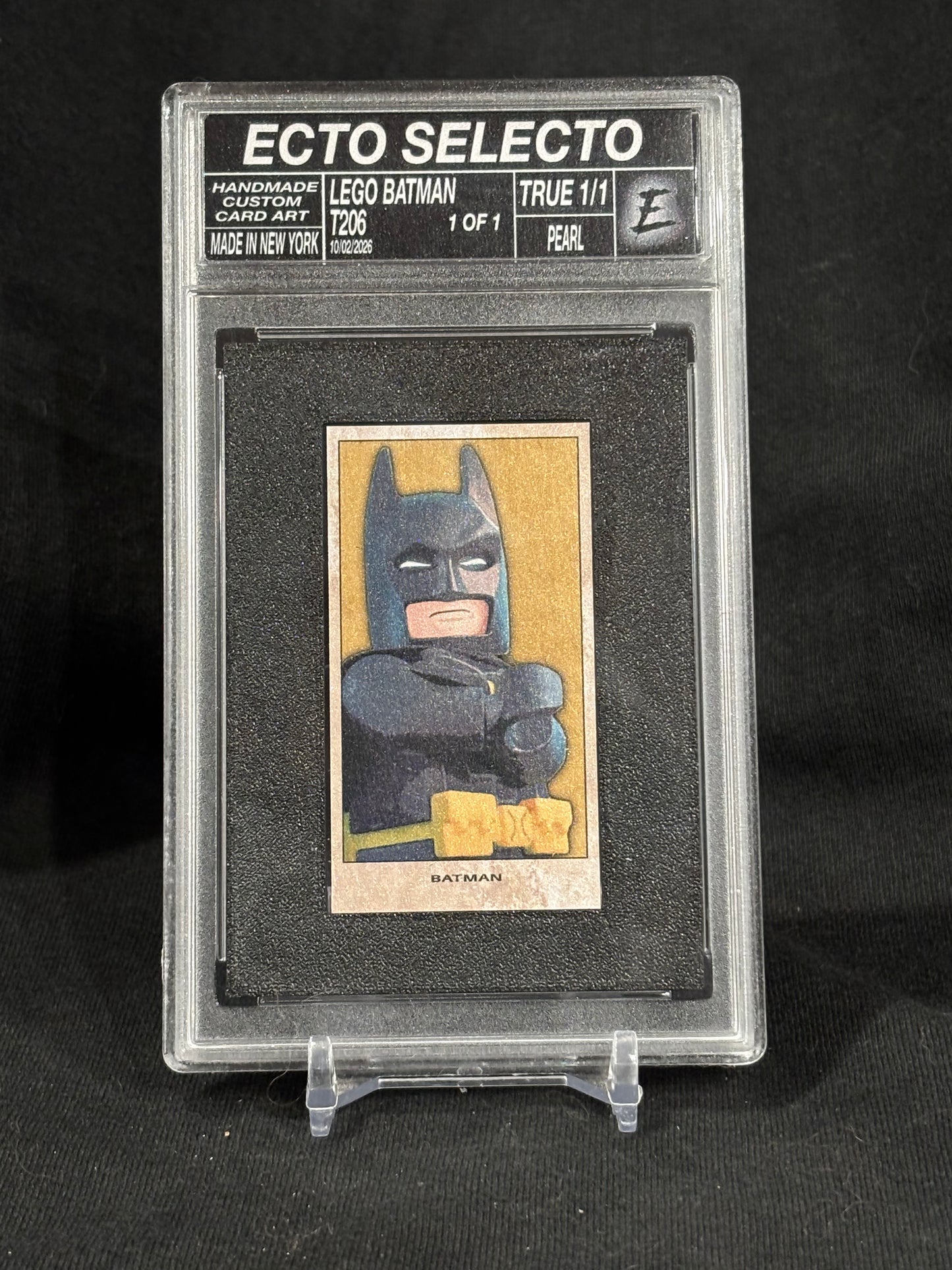 LEGO Batman T206-Inspired Custom Art Card | Base & 1/1 Parallels