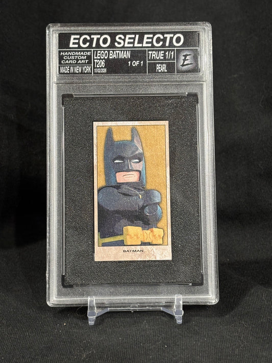 LEGO Batman T206-Inspired Custom Art Card | Base & 1/1 Parallels