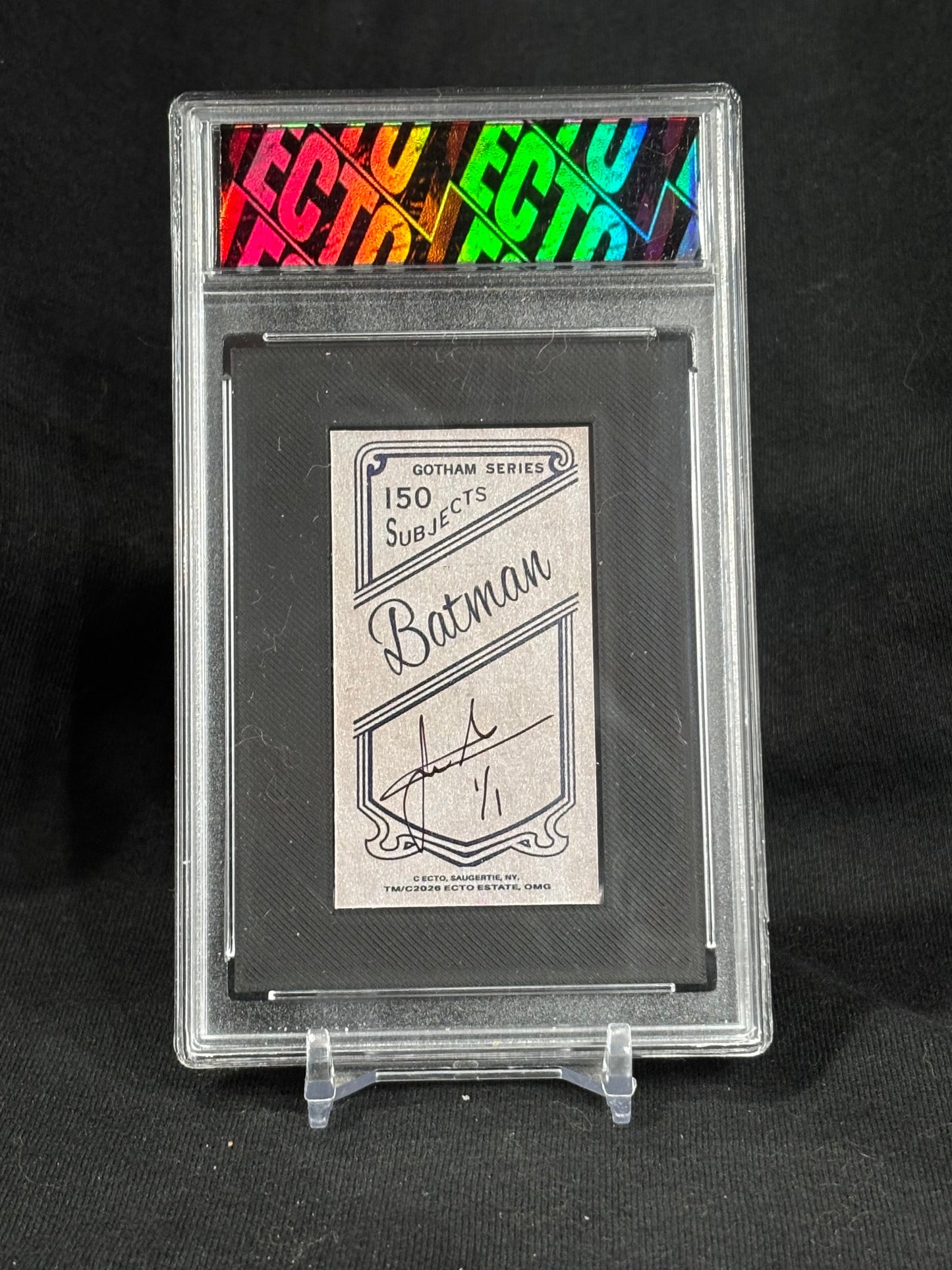 LEGO Batman T206-Inspired Custom Art Card | Base & 1/1 Parallels