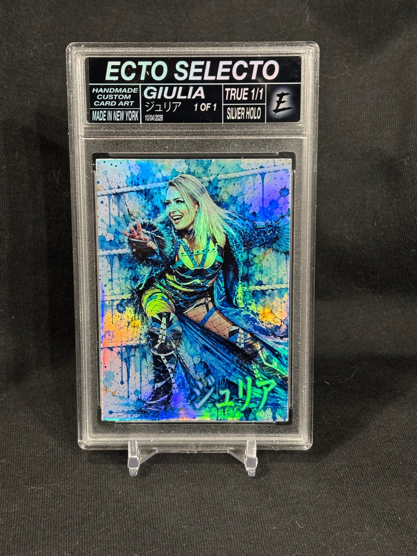 Giulia ジュリア Watercolor Custom Art Card | Base & Limited 1/1 Parallels