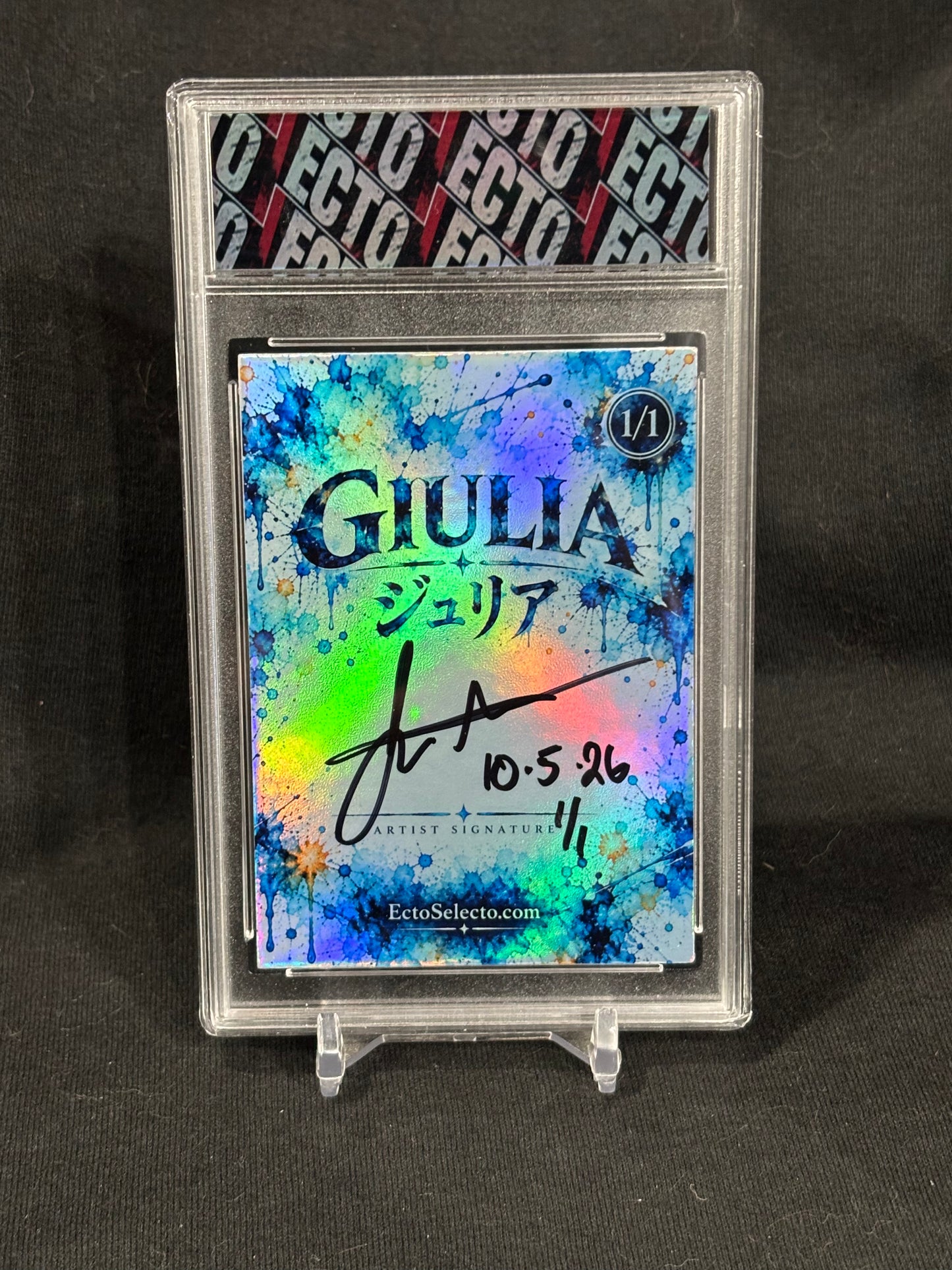 Giulia ジュリア Watercolor Custom Art Card | Base & Limited 1/1 Parallels