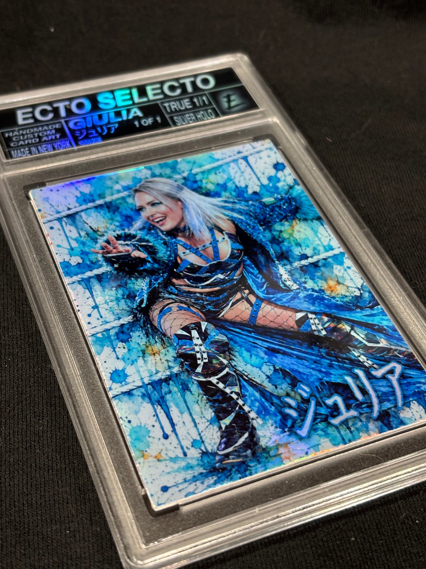Giulia ジュリア Watercolor Custom Art Card | Base & Limited 1/1 Parallels