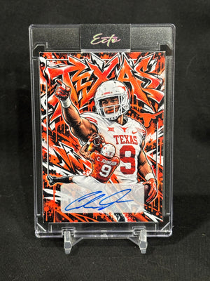 Collin Johnson “Burnt Orange Air” — 1/1 Harvested Autograph Art Card