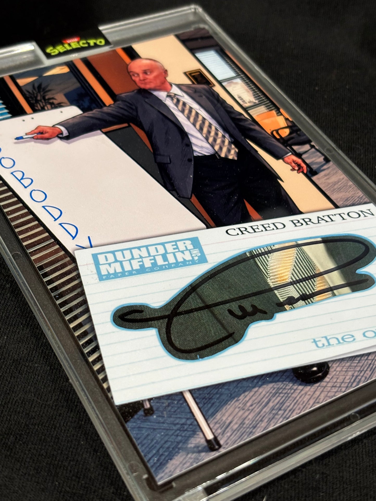 Creed Bratton “BOBODDY” – The Office 4×6 Cut Signature | Beckett | 1/1