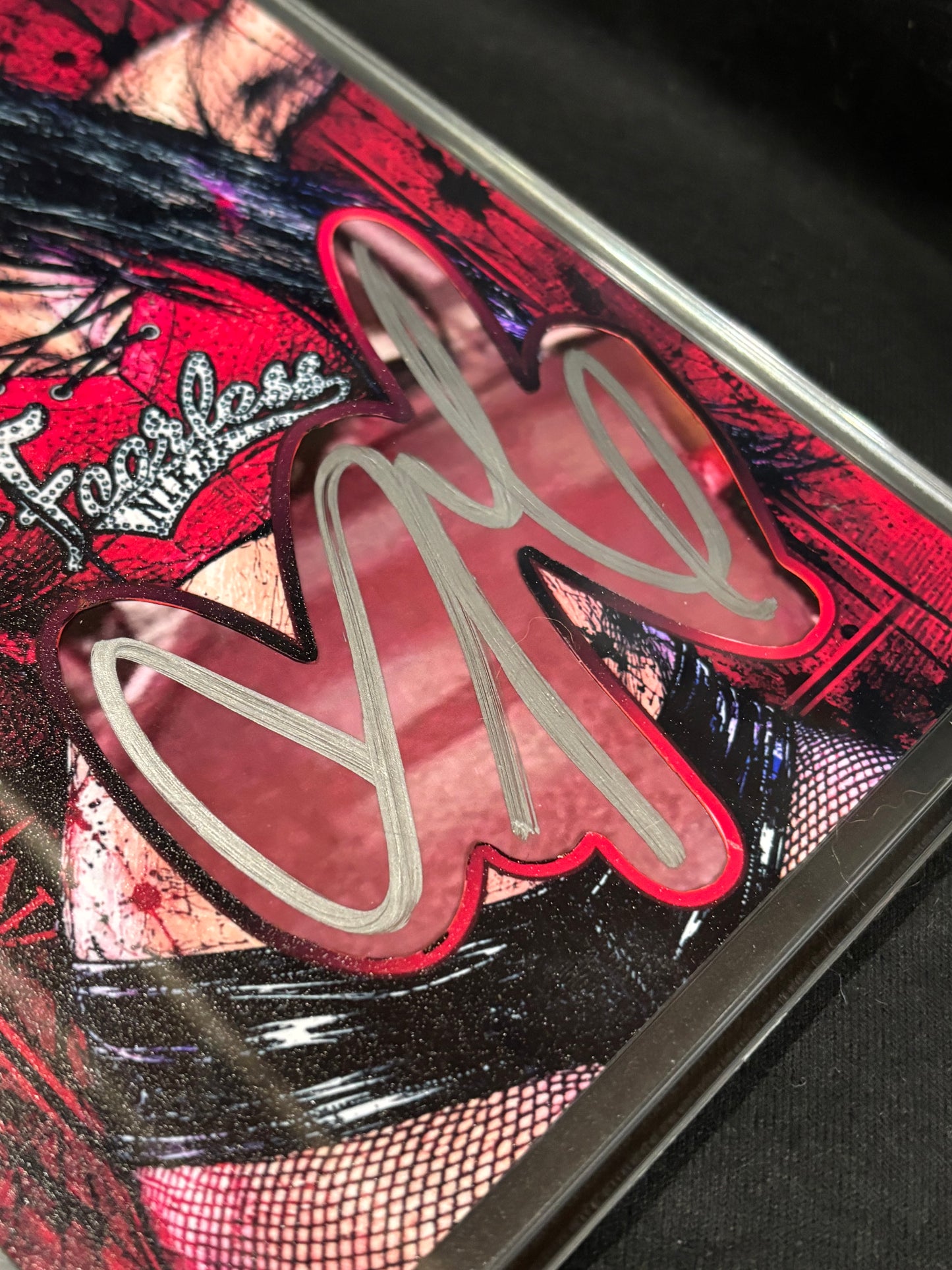 Title: Nikki Bella “Fearless” 1/1 Cut Signature Art – 5×7 – JSA Authenticated