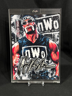 “Hollywood” Hulk Hogan – nWo 5×7 Cut Signature Art | JSA Donor | 1st Edition