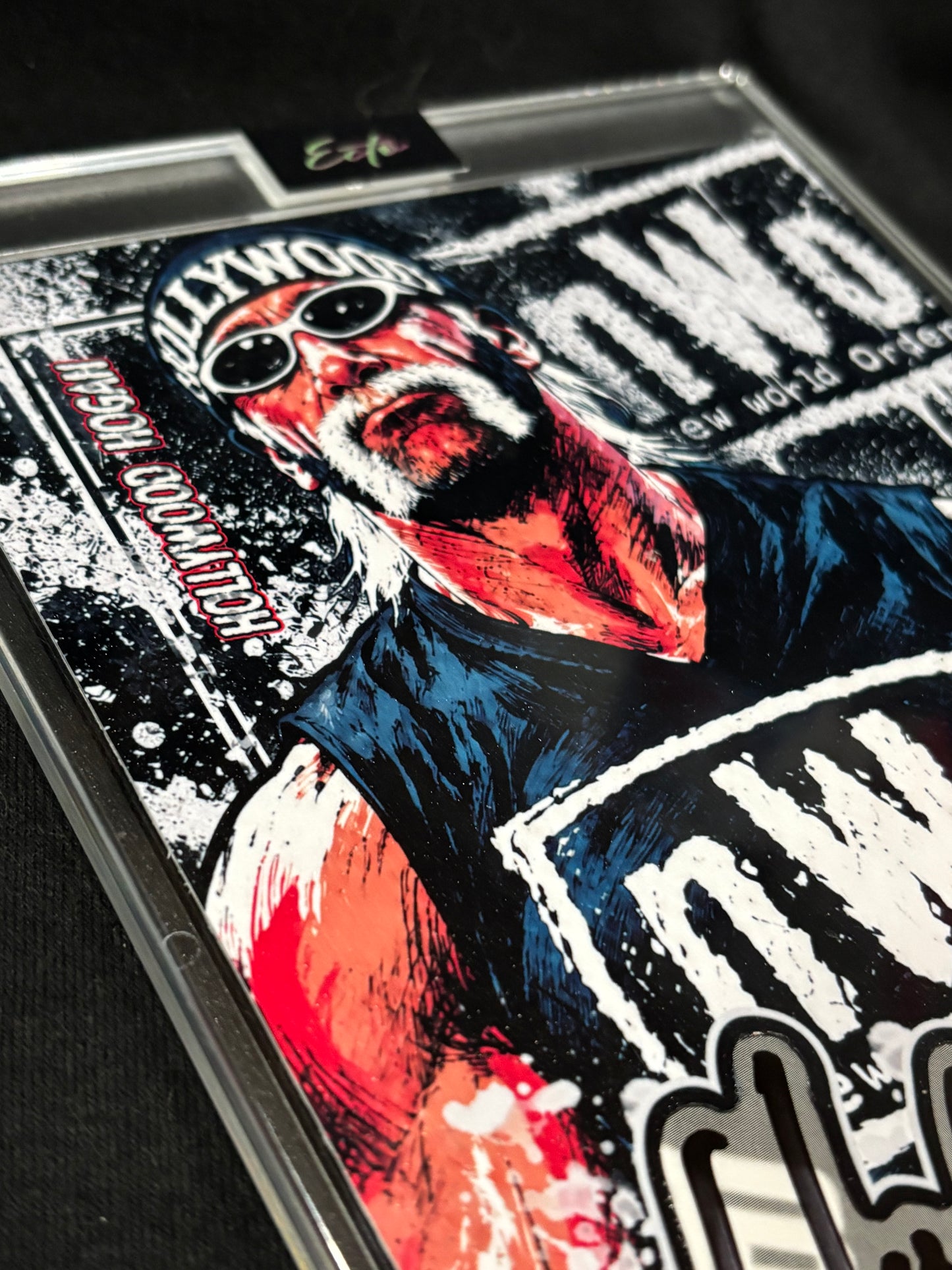 “Hollywood” Hulk Hogan – nWo 5×7 Cut Signature Art | JSA Donor | 1st Edition
