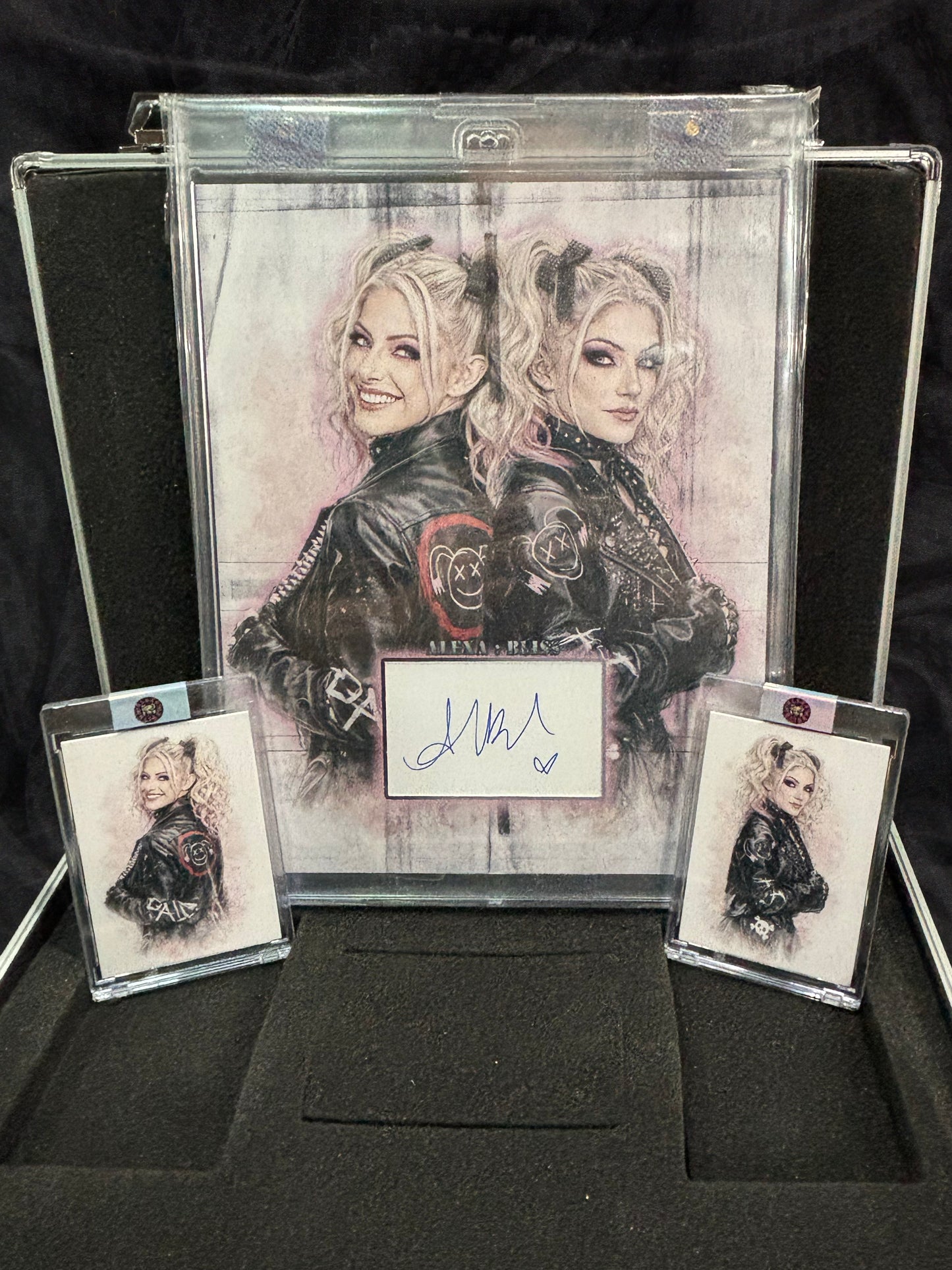 Alexa Bliss — “Duality” — 1/1 Assembled Art Work (Cut Signature + Companion Pieces + Custom Briefcase)