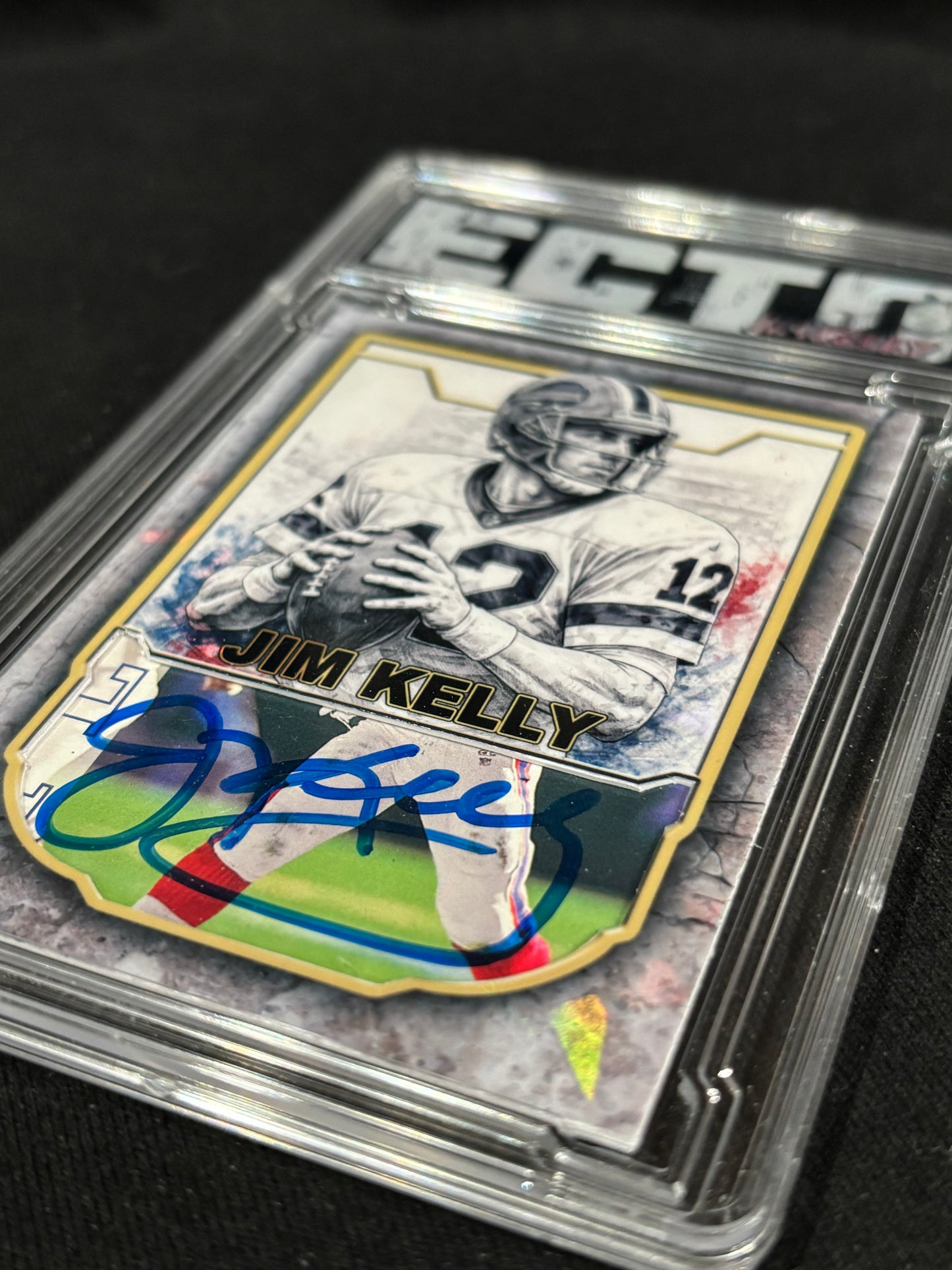 Jim Kelly – “ECTO Legacy Cut” – 1/1 Custom Cut Signature Card