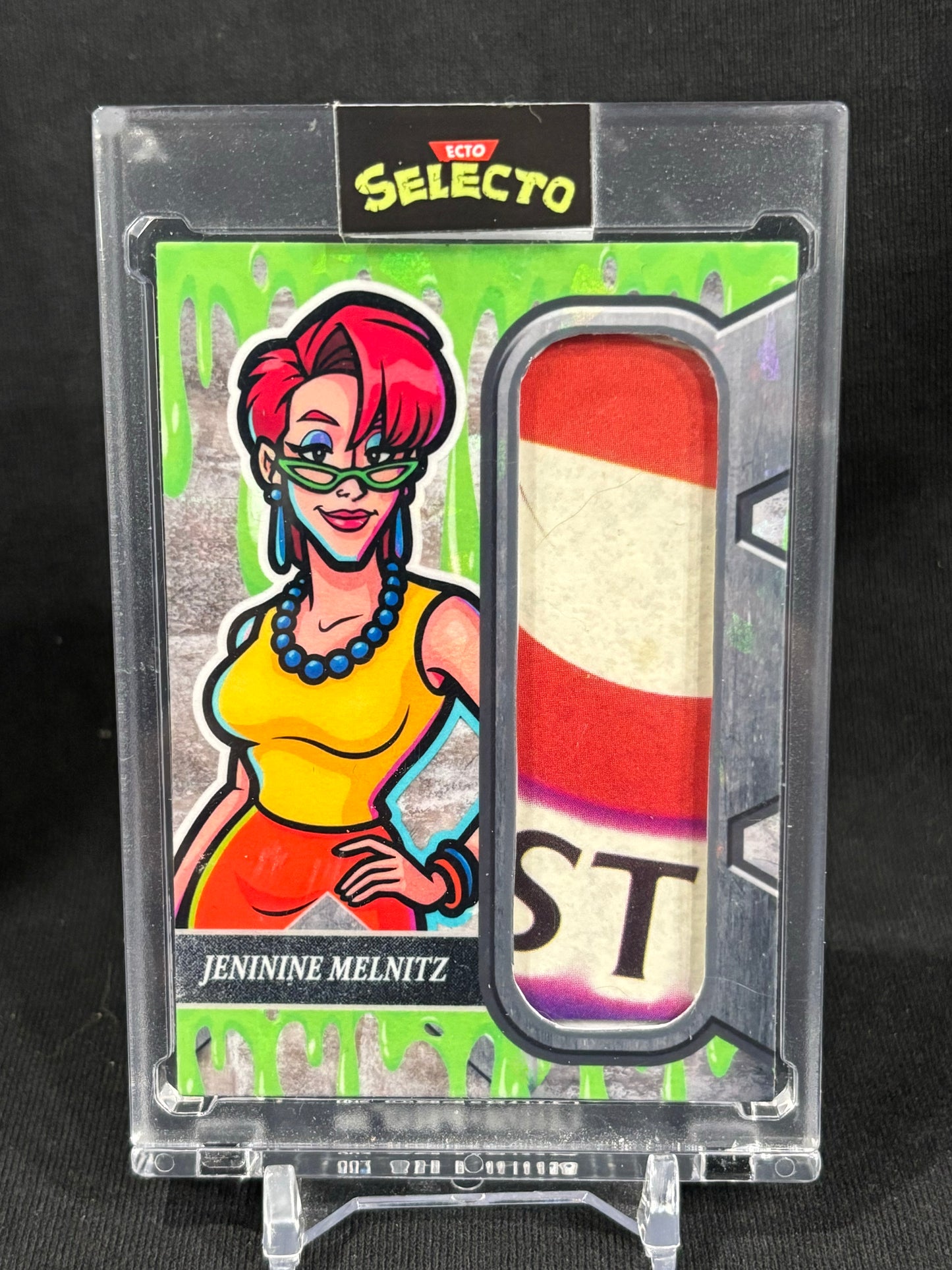 Janine Melnitz – “The Real Ghostbusters Relic” – Ecto Selecto 1/1 Custom Art Card