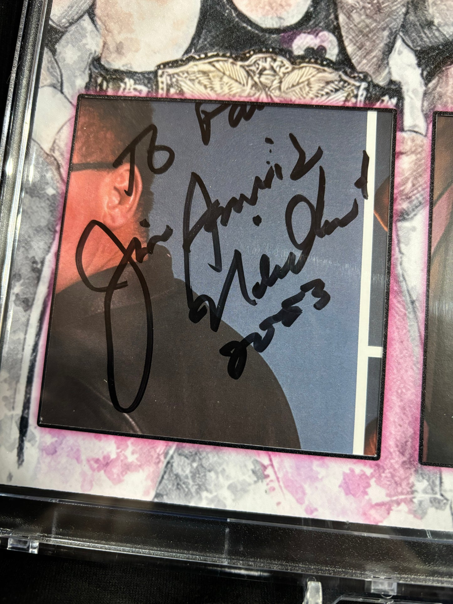 Bret Hart & Jim “The Anvil” Neidhart — Hart Foundation — Dual Cut Signature 8×10 (1/1)