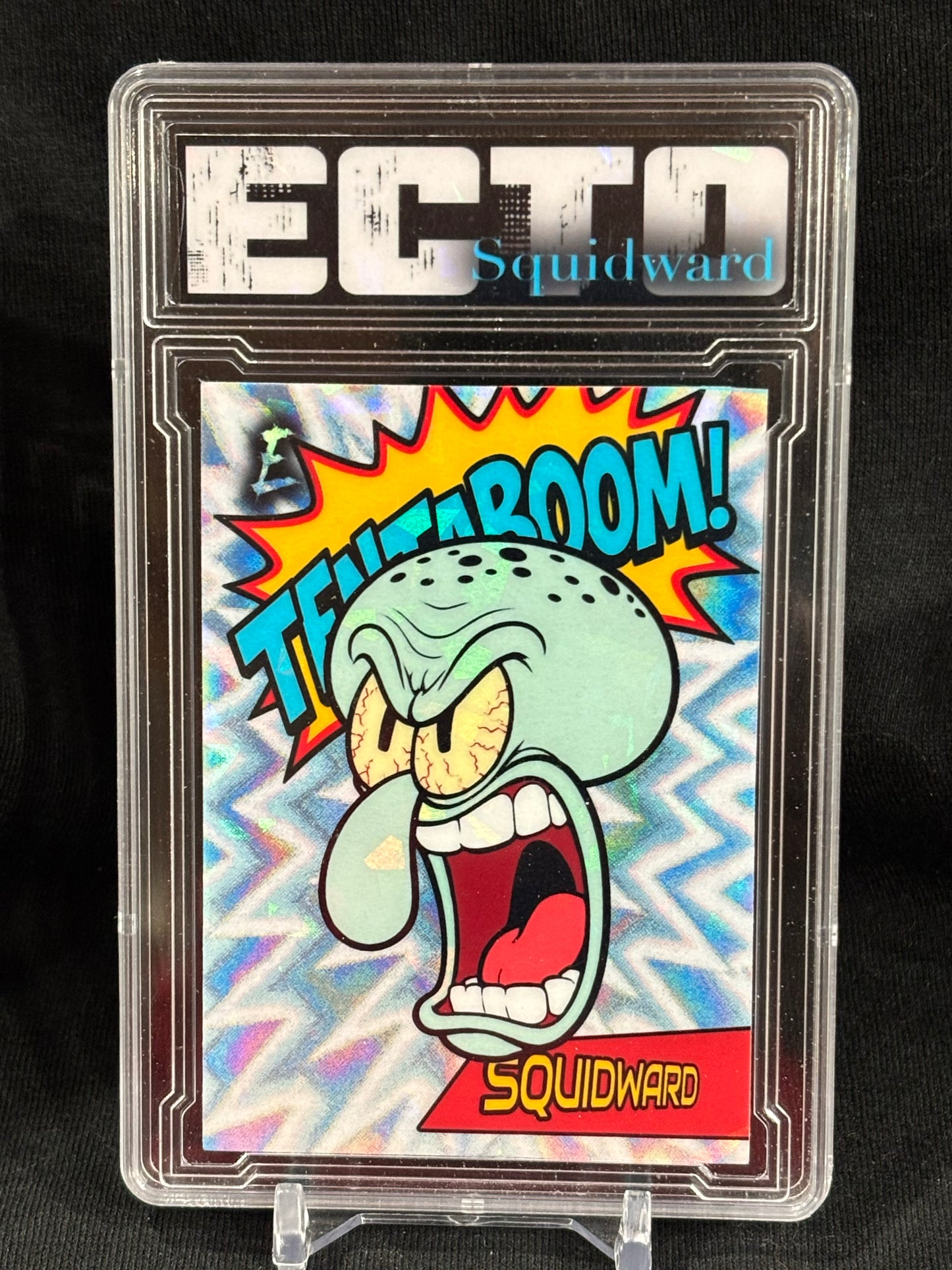 Squidward – “Foil Frenzy” 1/1 Complete Set (Trash Pop Icons) – Custom Ecto Cards – Rare Art Card Collection