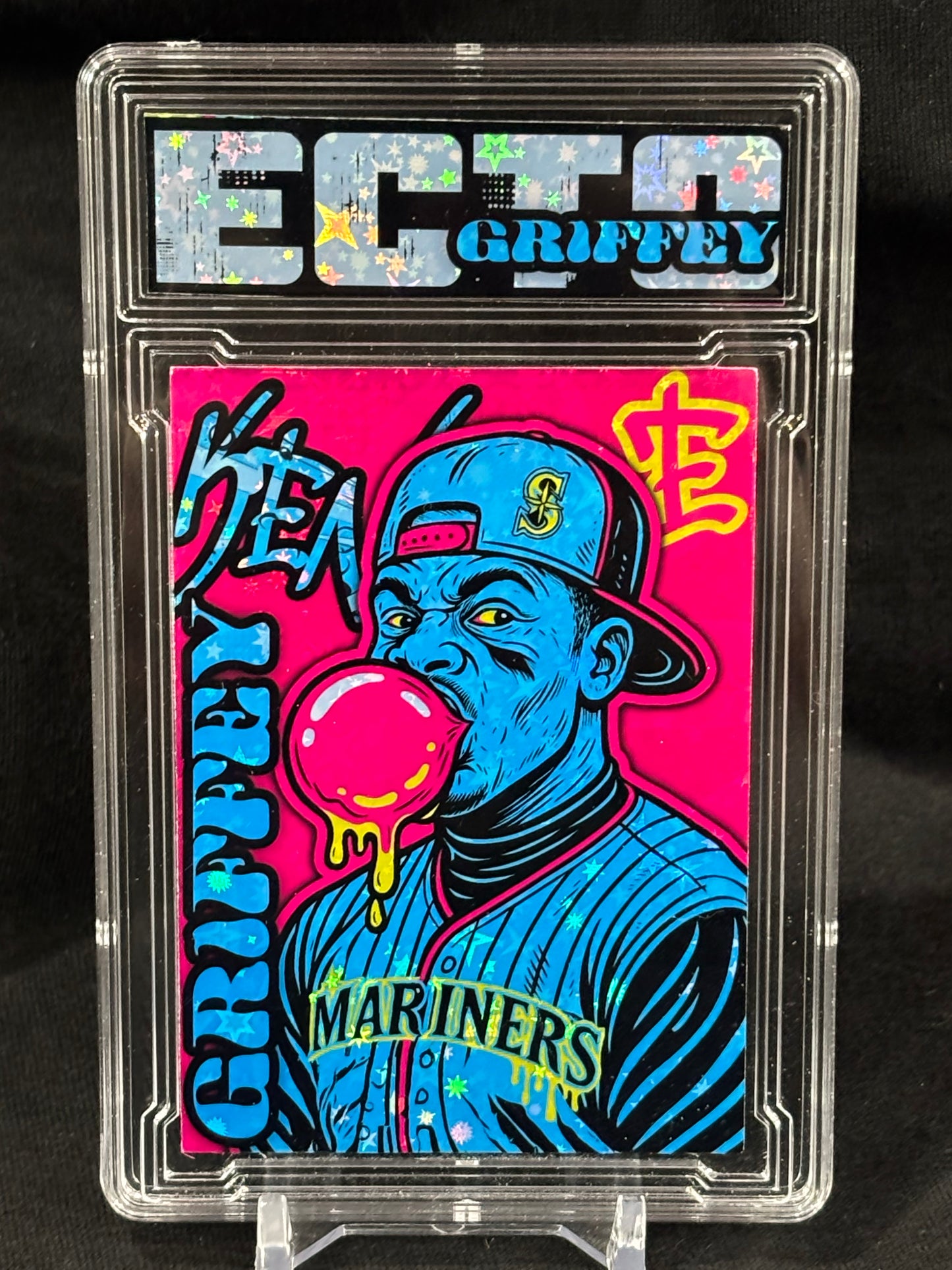 Ken Griffey Jr. – “Bubblegum Chaos” – Trash Pop Icons (1/1 Custom Art Card)