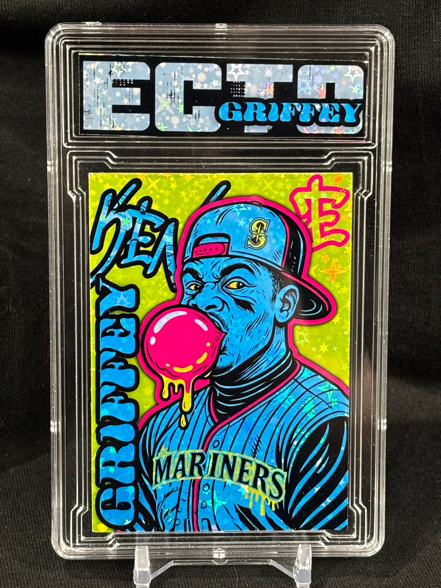 Ken Griffey Jr. – “Bubblegum Chaos” – Trash Pop Icons (1/1 Custom Art Card)