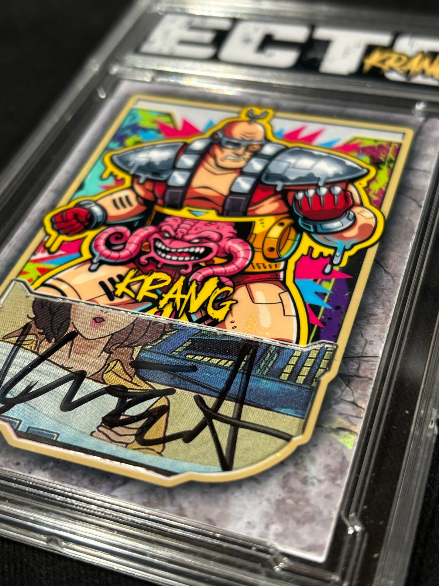 Kevin Eastman – “KRANG” – TMNT Cut Signature Art Card (1/1)