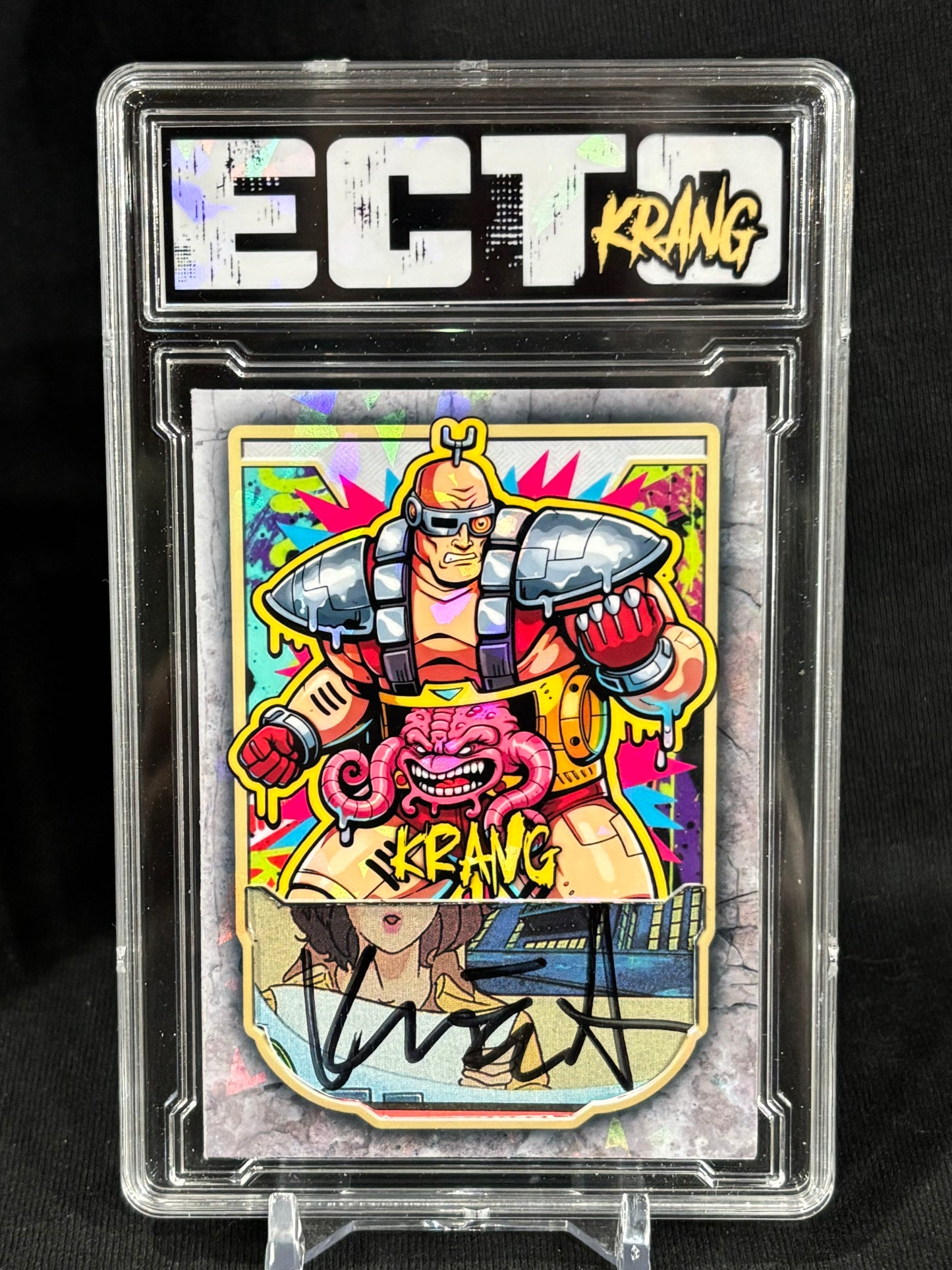 Kevin Eastman – “KRANG” – TMNT Cut Signature Art Card (1/1)