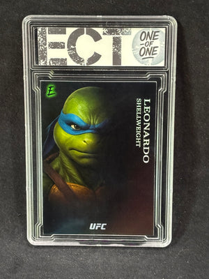 Leonardo – “Shellweight Division” – (Ecto 1/1 Custom TMNT Card)