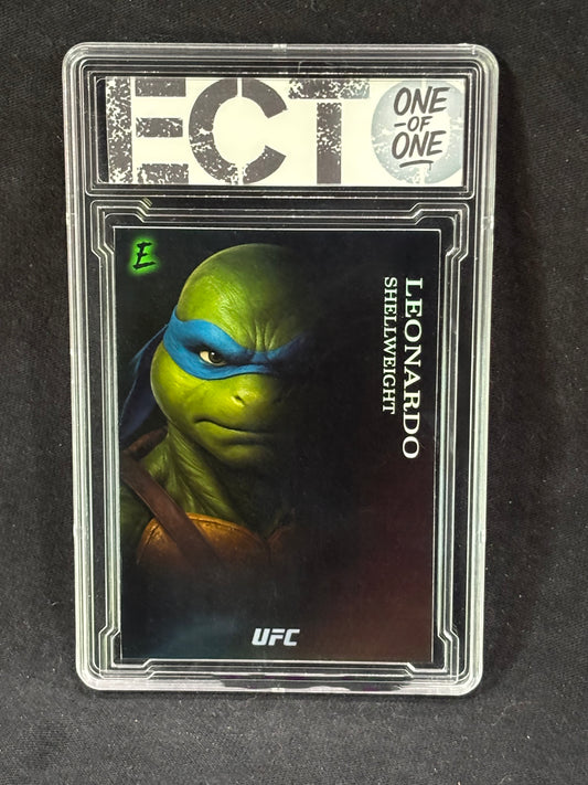 Leonardo – “Shellweight Division” – (Ecto 1/1 Custom TMNT Card)