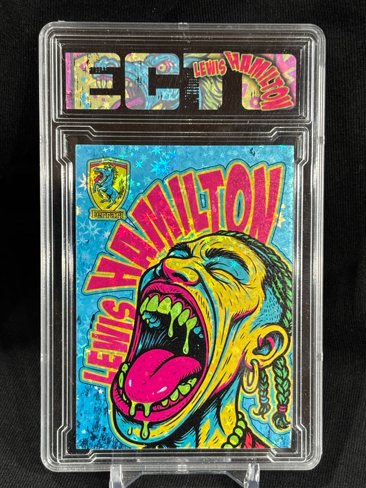 Lewis Hamilton – “Trash Pop Icons” 1/1 Set (4 Unique Color Variations) – (Ecto Custom Card & 8x10s)