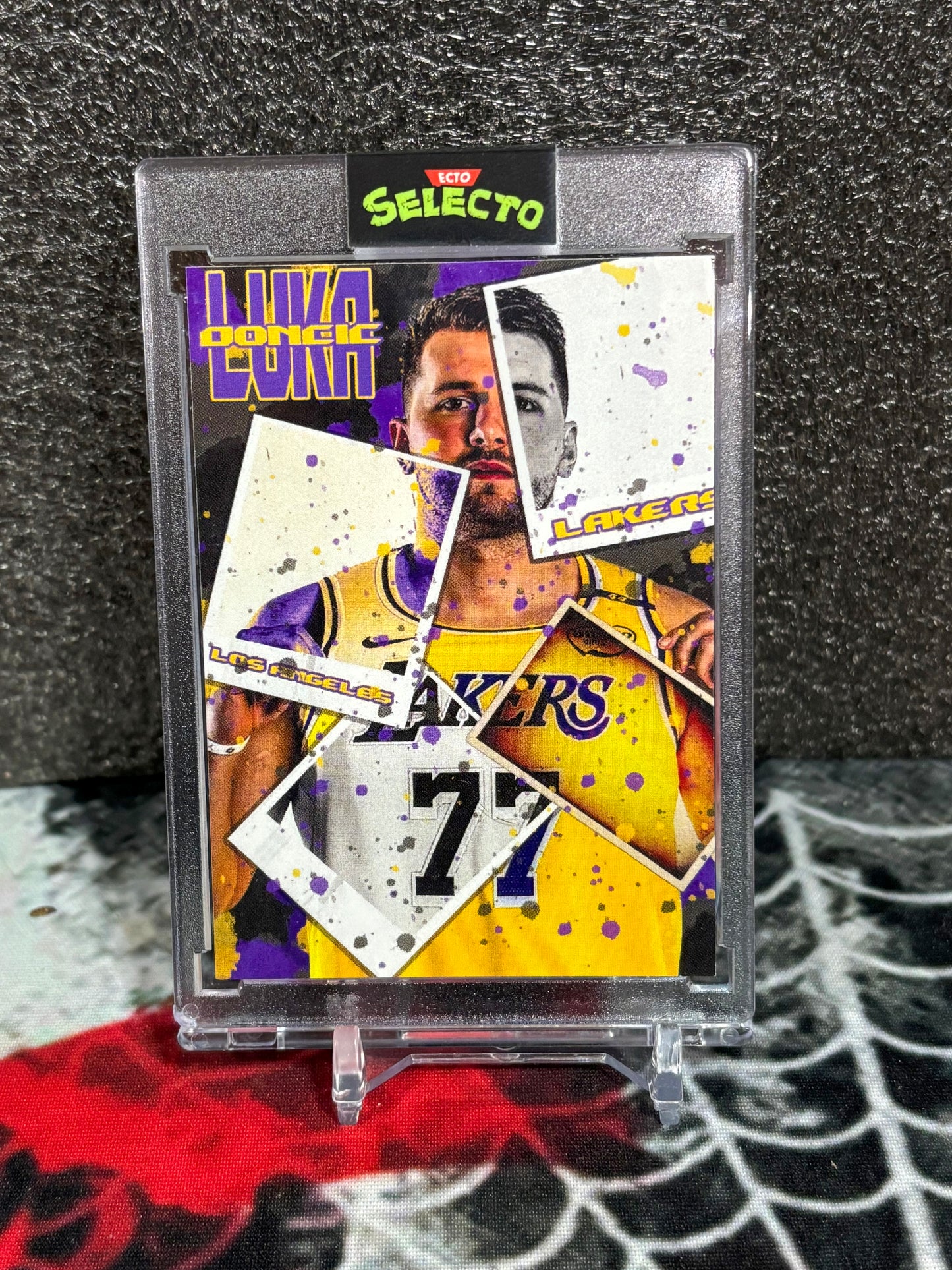 🟣 Luka Dončić – Los Angeles Lakers Custom Art Card