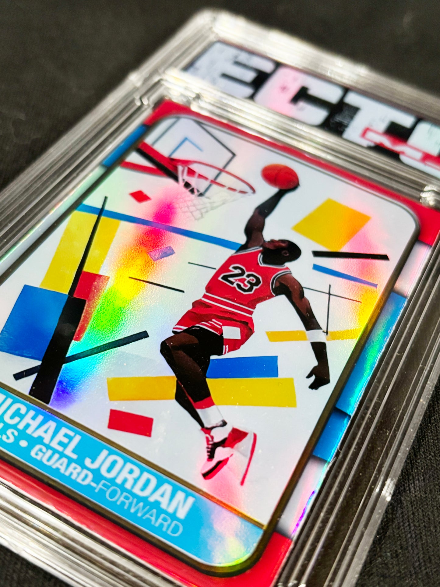 Michael Jordan – Suprematism Rookie Tribute (1/1) – Custom Slabbed Card