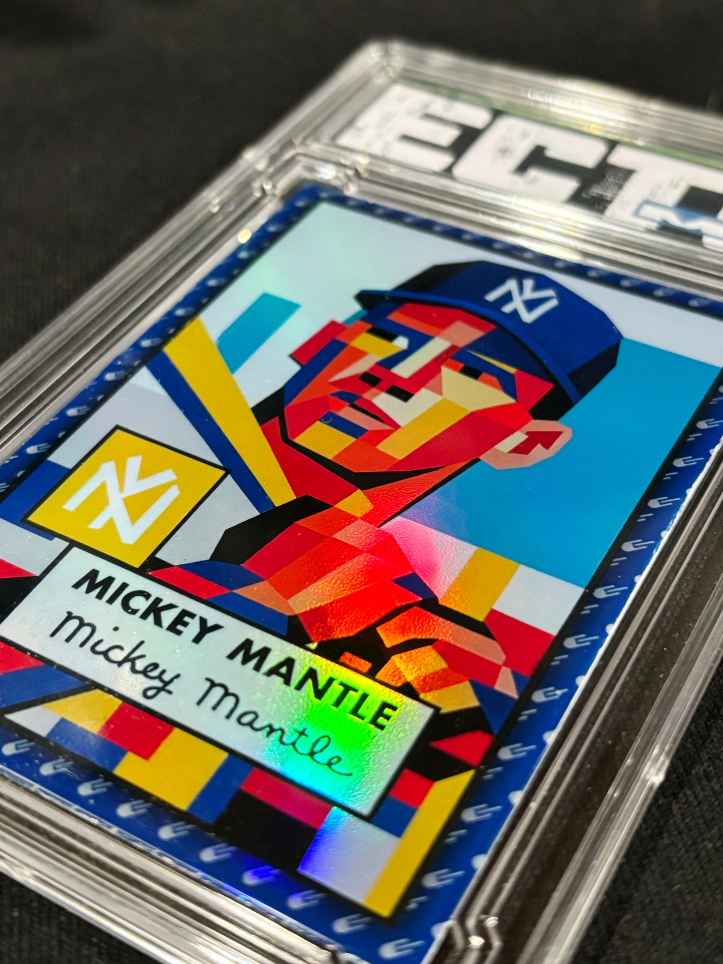 Mickey Mantle – Suprematism Rookie Tribute (1/1) – Custom Slabbed Card