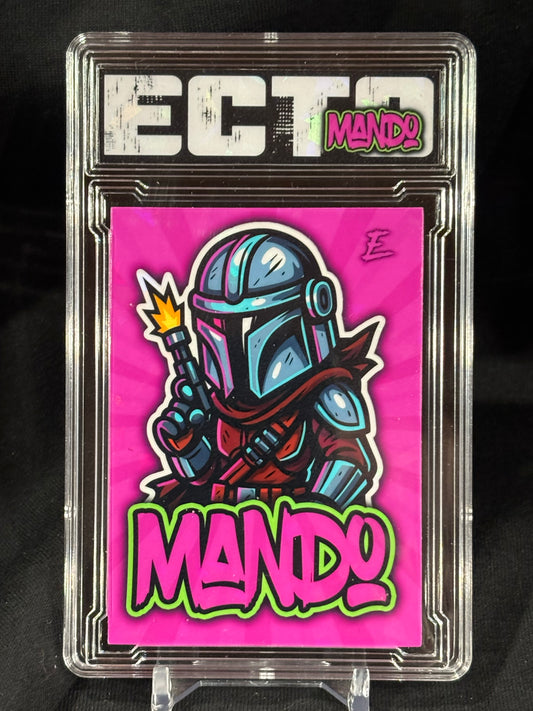 Mando – Custom Graffiti Variant Card (1/1 – Choose Your Color) – (Ecto Selecto Exclusive)