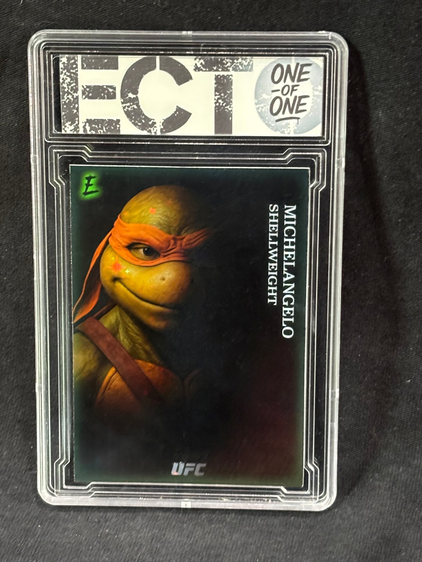 Michelangelo – “Shellweight Division” – (Ecto 1/1 Custom   TMNT Card)