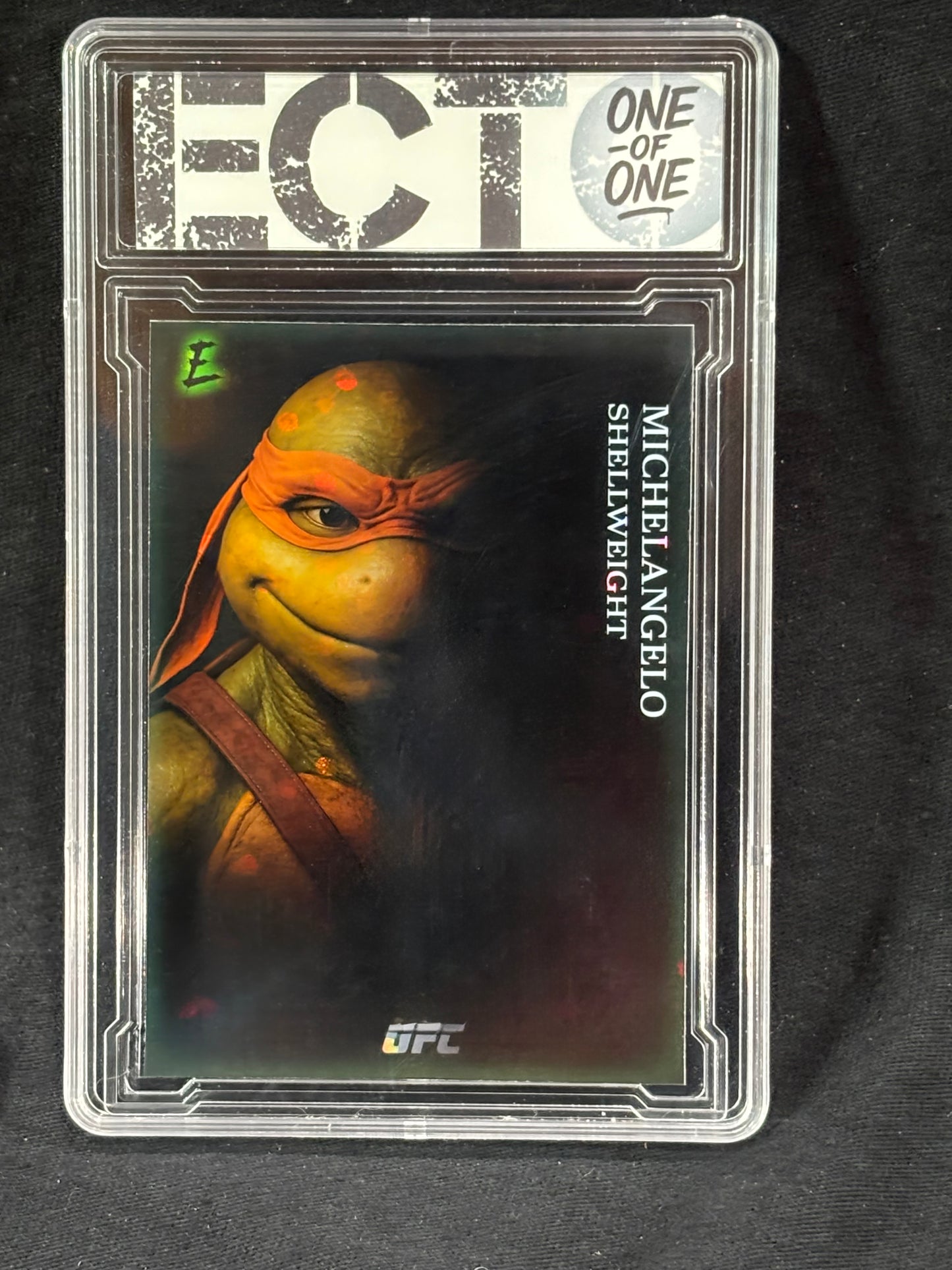 Michelangelo – “Shellweight Division” – (Ecto 1/1 Custom   TMNT Card)