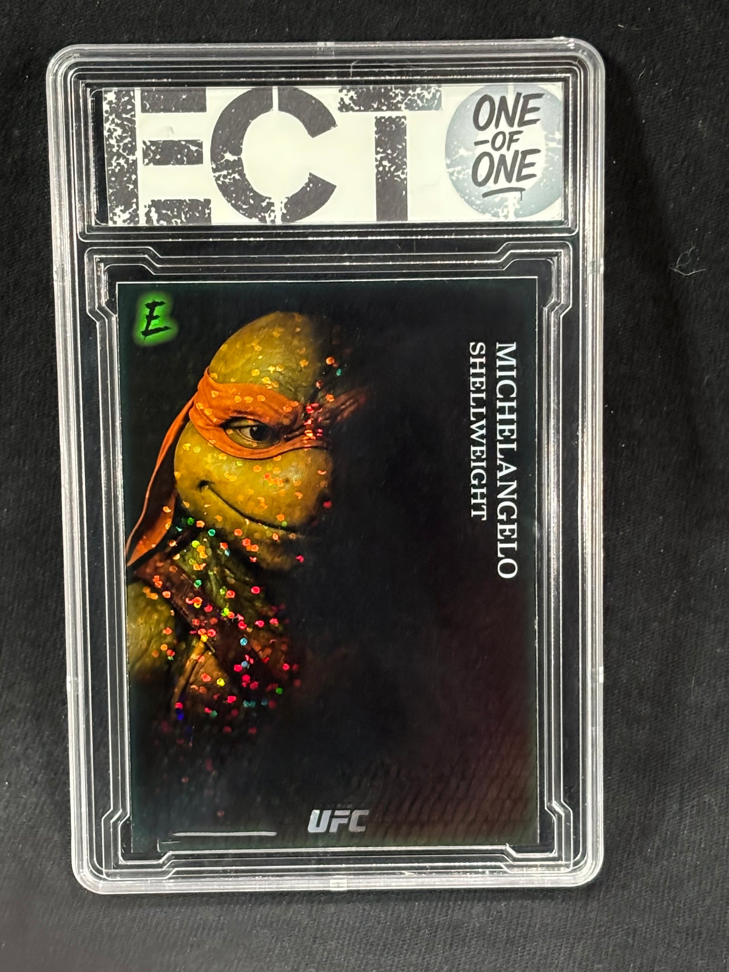 Michelangelo – “Shellweight Division” – (Ecto 1/1 Custom   TMNT Card)