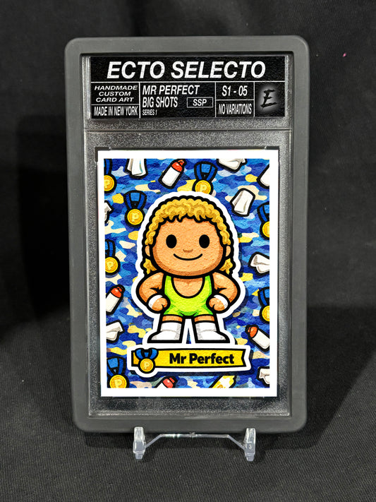 Mr Perfect – Big Shots Series 1 – Ecto Selecto Mascot Art Card (SSP)
