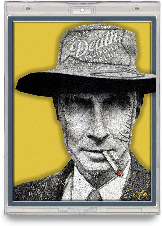 J. Robert Oppenheimer – "Destroyer of Worlds" – (Stonecut Icon 8x10 Print)