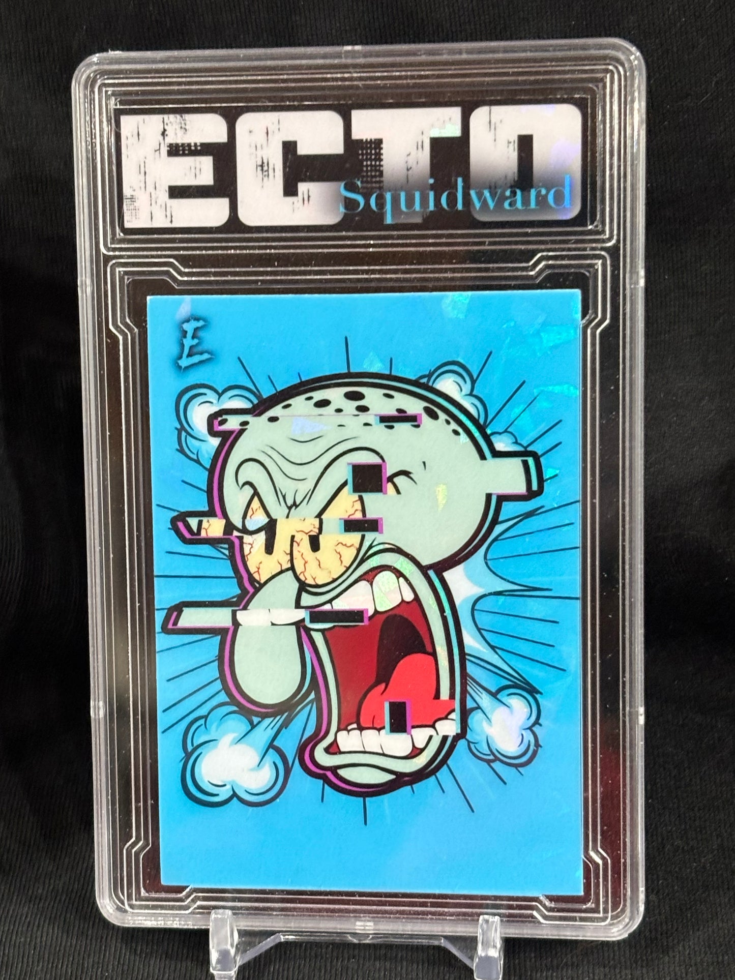 Squidward – “Foil Frenzy” 1/1 Complete Set (Trash Pop Icons) – Custom Ecto Cards – Rare Art Card Collection