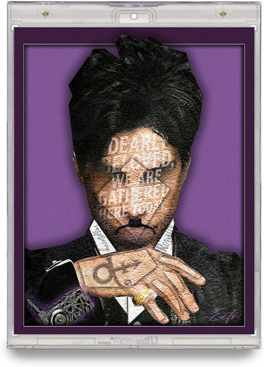Prince – “Dearly Beloved” (8x10 Stonecut Icon Print)