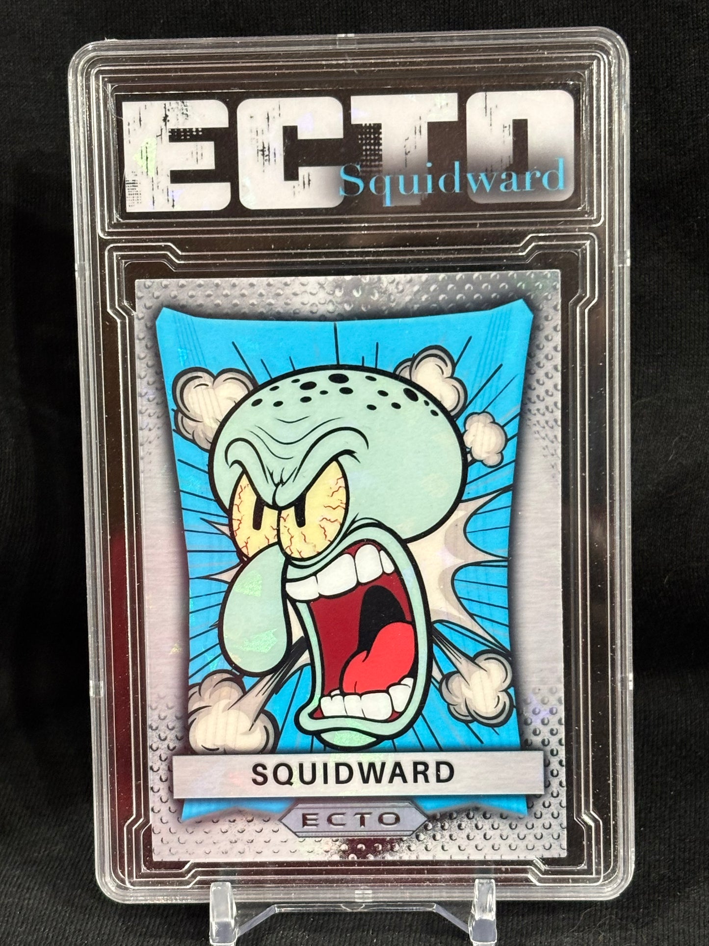 Squidward – “Foil Frenzy” 1/1 Complete Set (Trash Pop Icons) – Custom Ecto Cards – Rare Art Card Collection