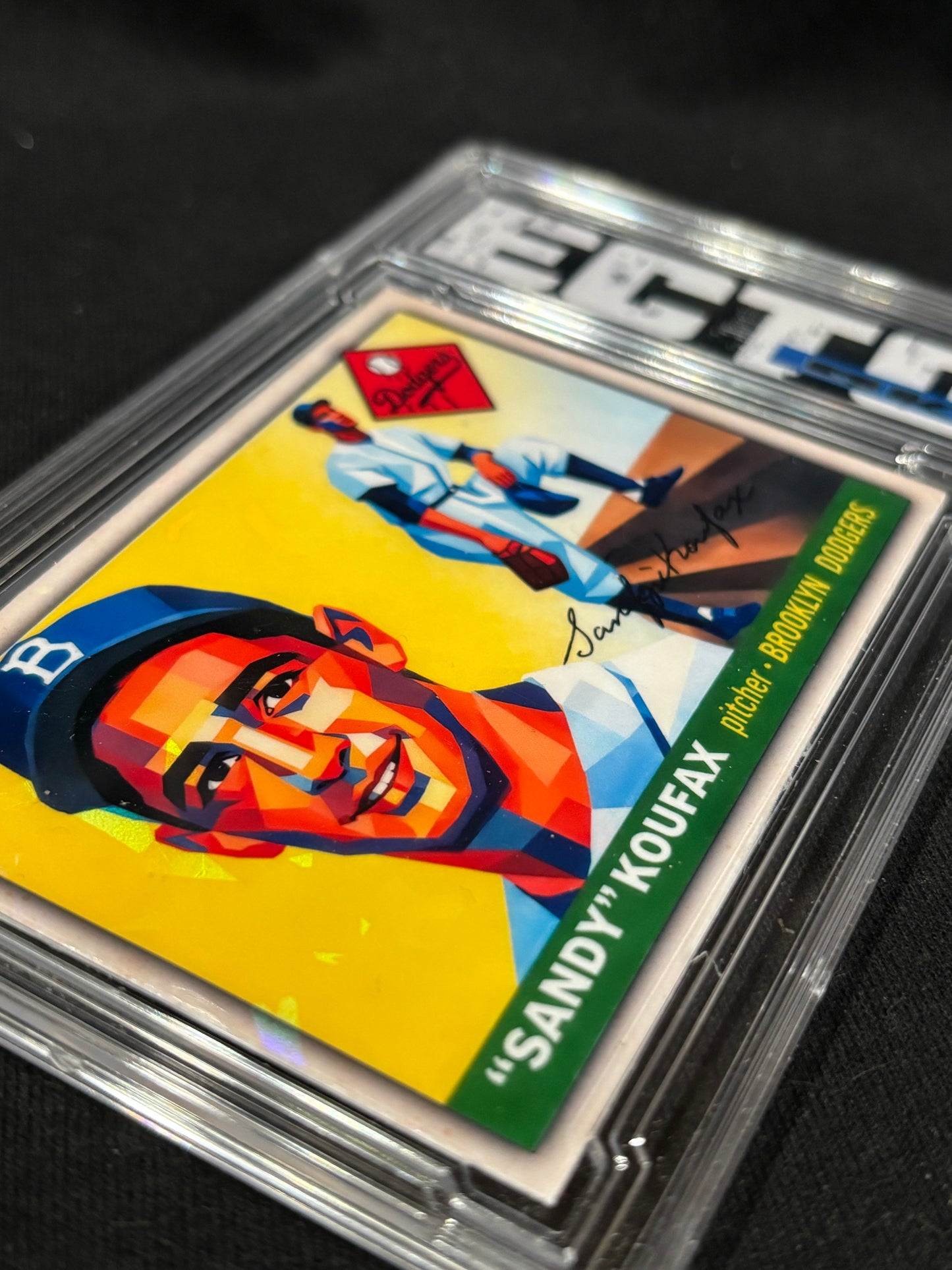 Sandy Koufax – “Geometric Greats” – (Ecto Selecto Custom Art Card)