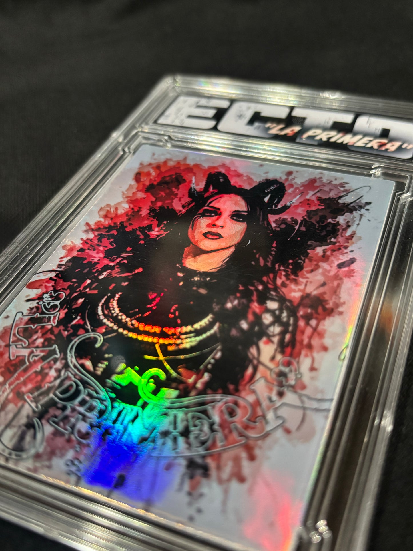 Stephanie Vaquer “La Primera” ECTO Art Card – Artist Proof / Variations – Custom Slab