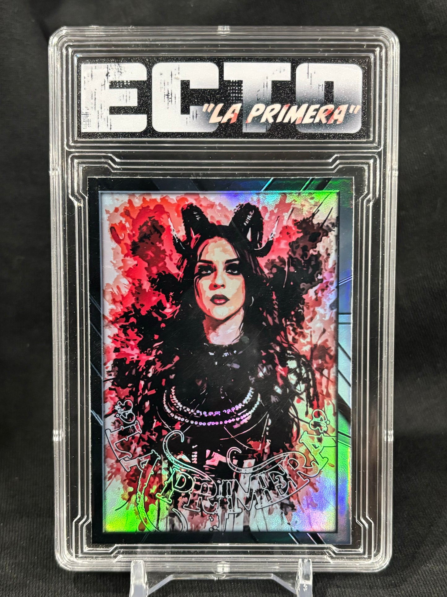 Stephanie Vaquer “La Primera” ECTO Art Card – Artist Proof / Variations – Custom Slab