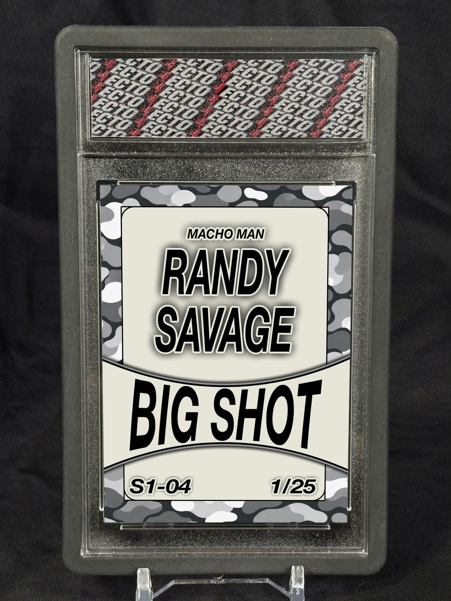 Macho Man Randy Savage – Big Shots Series 1 – Ecto Selecto Mascot Art Card (SSP)