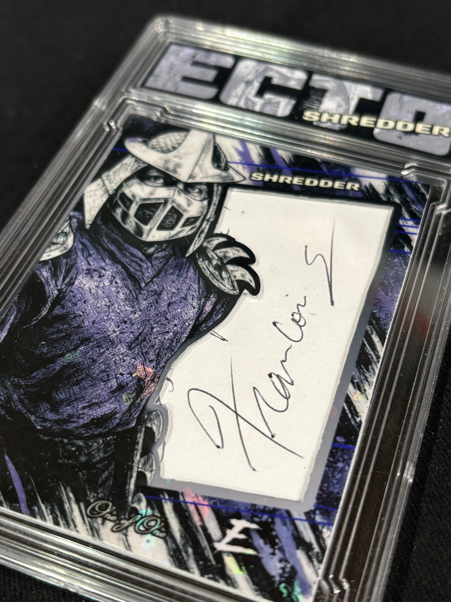Francois Chau – Shredder – 1/1 Cut Autograph Card (Ecto Cut Vault)