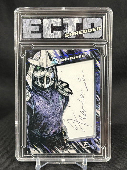 Francois Chau – Shredder – 1/1 Cut Autograph Card (Ecto Cut Vault)
