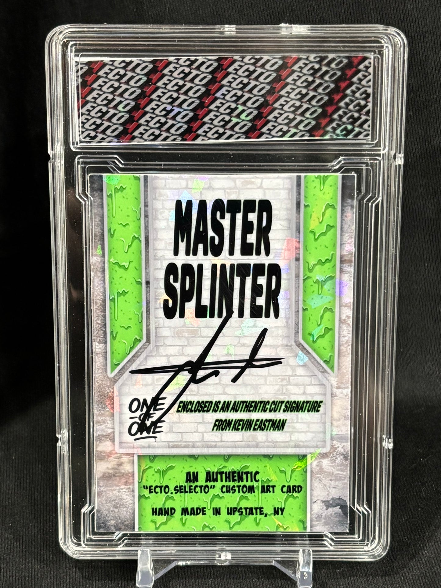 MASTER SPLINTER – “THE FATHER” – (ECTO SELECTO™ 1/1 CUT SIGNATURE ART CARD)