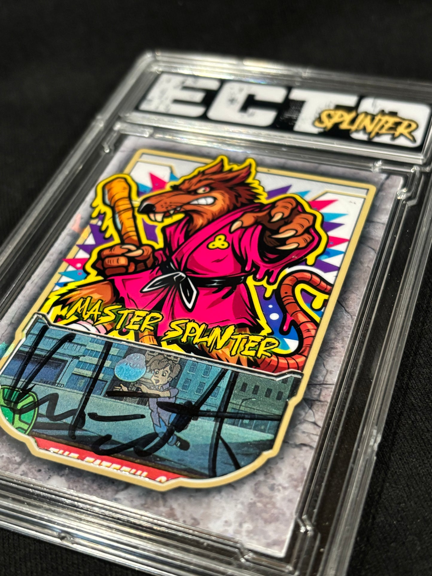 MASTER SPLINTER – “THE FATHER” – (ECTO SELECTO™ 1/1 CUT SIGNATURE ART CARD)