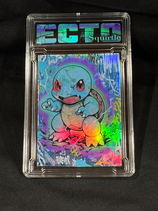 Squirtle – Graffiti Edition – 1/1 Custom Card Set (Ecto Selecto)