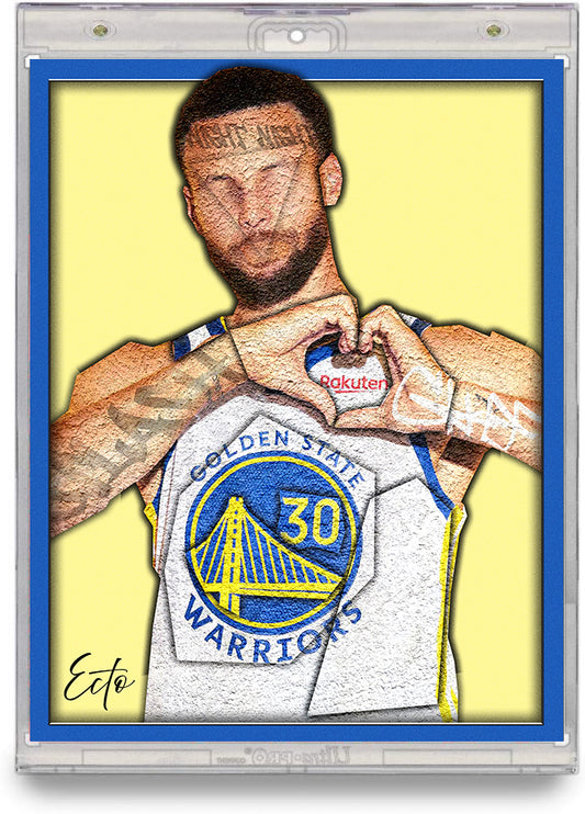 Steph Curry – "Night Night" (8x10 Stonecut Icon Print)