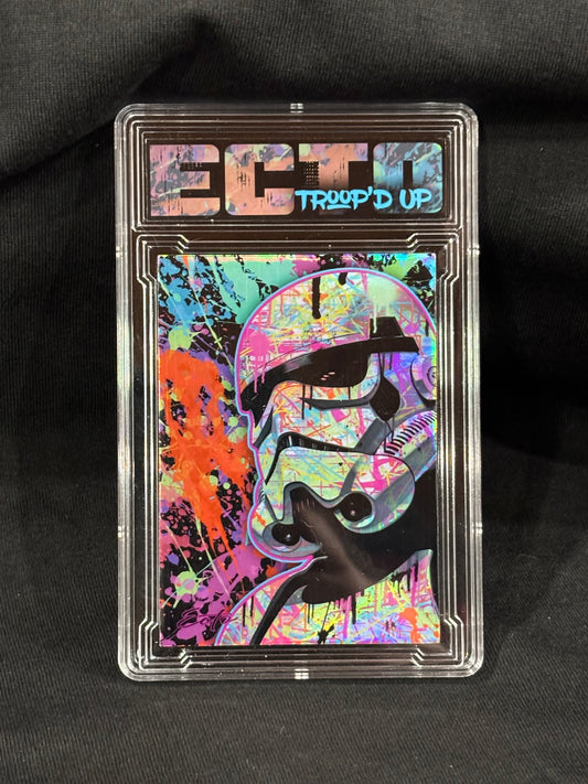 Troop’d Up – Stormtrooper Graffiti Card Set (1/1 Artist Proof + 4 Variations) – (Ecto Selecto Custom Slabbed Collectible)