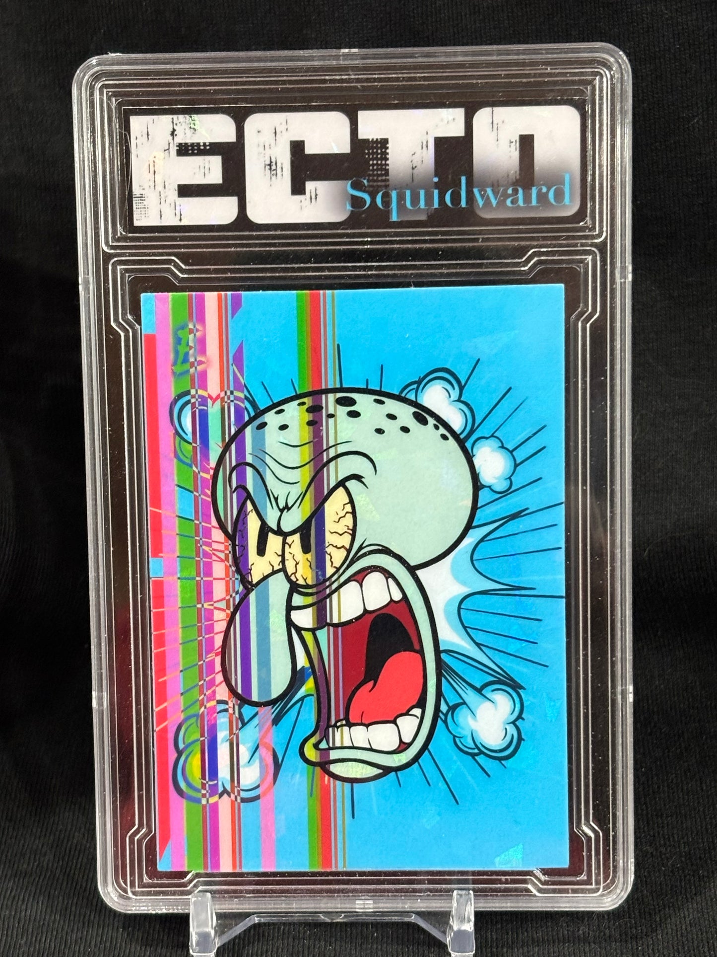 Squidward – “Foil Frenzy” 1/1 Complete Set (Trash Pop Icons) – Custom Ecto Cards – Rare Art Card Collection