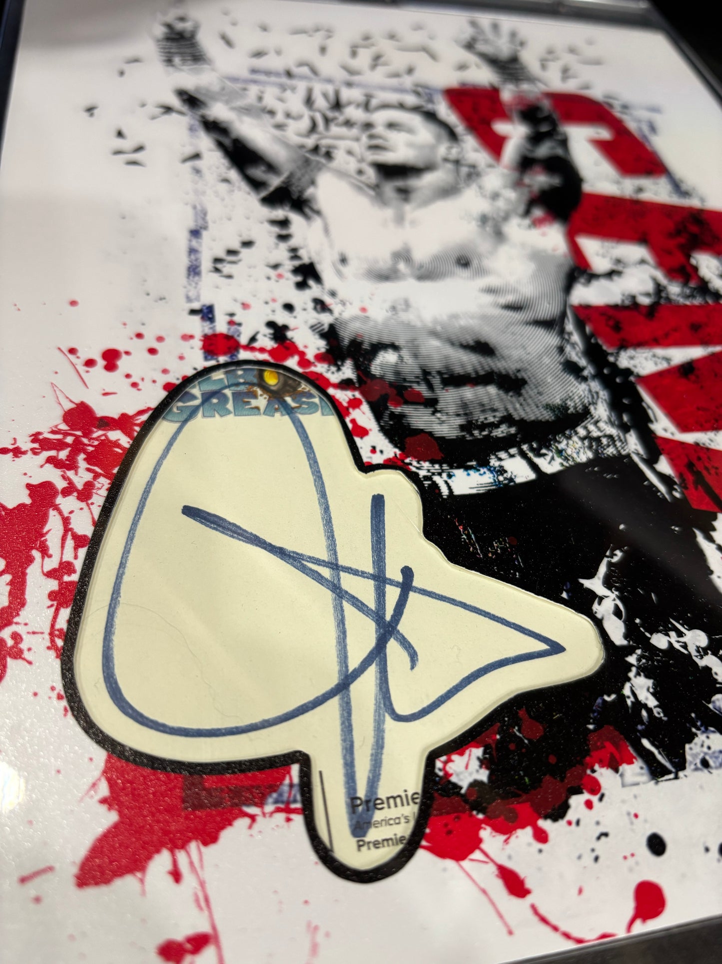 JOHN CENA — CUT SIGNATURE 1/1 8×10 Assembled Art Object